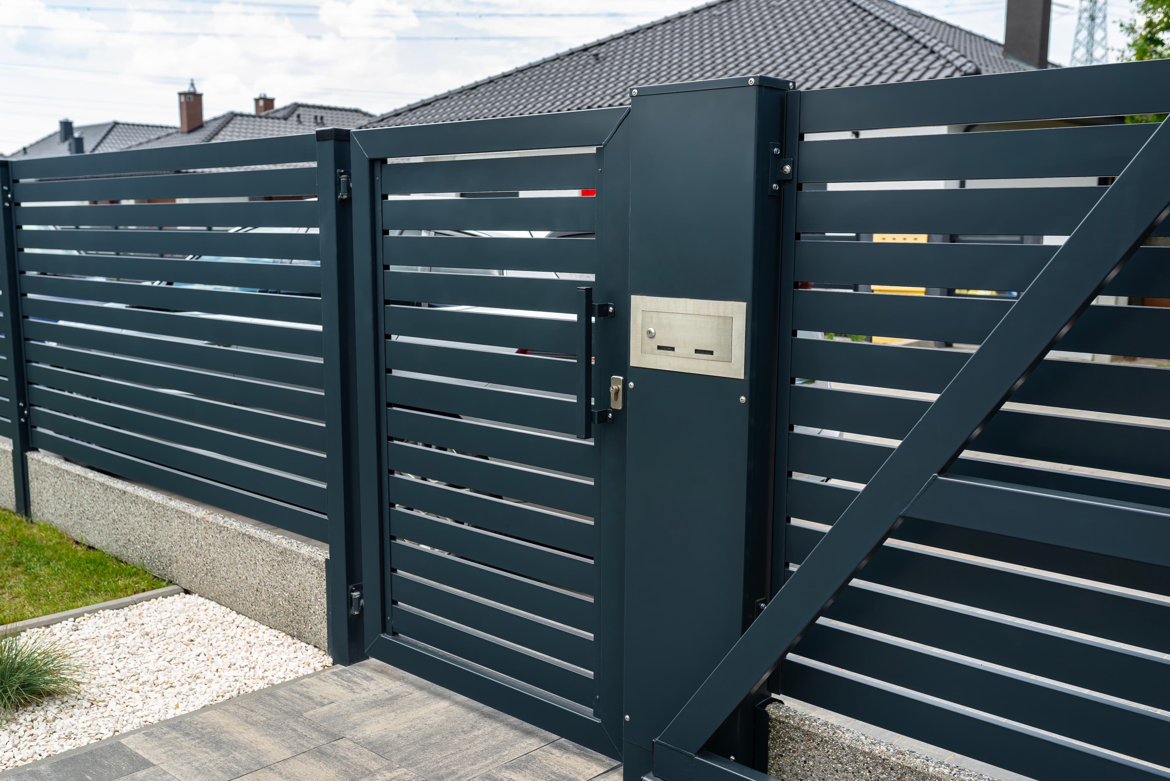 Clôture anthracite premium